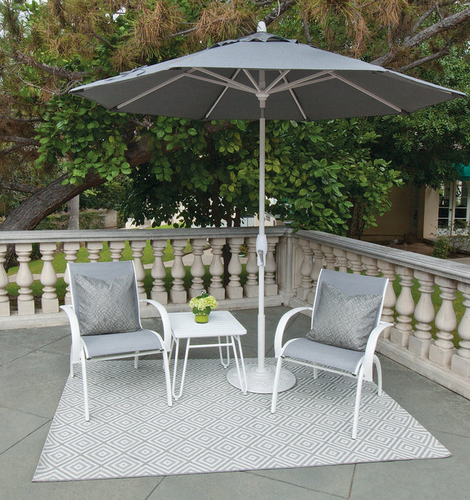 Athens Silver Indoor/Outdoor Rug - Sullivan Hardware & Garden