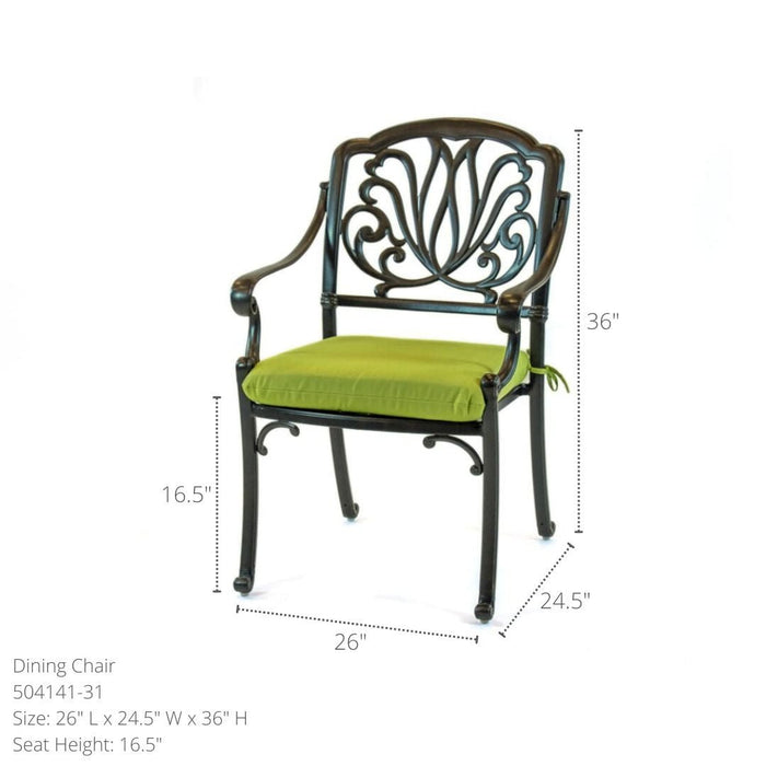 Biscayne 26" Bistro Set (3 Piece Set) - Sullivan Hardware & Garden