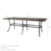 Biscayne 42" x 84" Rectangular Table - Sullivan Hardware & Garden