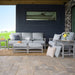Camden in Driftwood with Iona Spa Cushions - Sofa, Loveseat, End Table, Ottoman