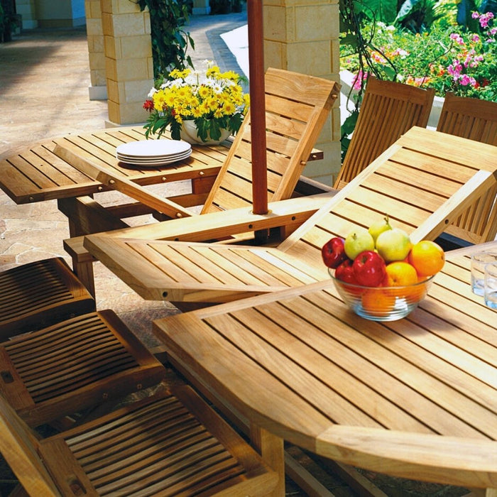Chelsea 80"-115" Oval Extension Table - Sullivan Hardware & Garden