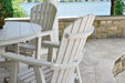 Close-Up of Berlin Gardens Comfo Back Counter Chair - Seashell