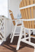 Berlin Gardens Comfo Back XT Chair - Natural Teak on White