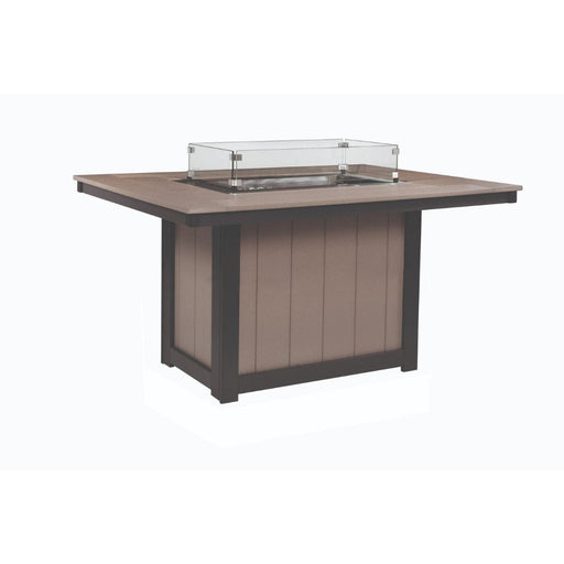 Donoma 42" x 54" Fire Table Dining - Sullivan Hardware & Garden
