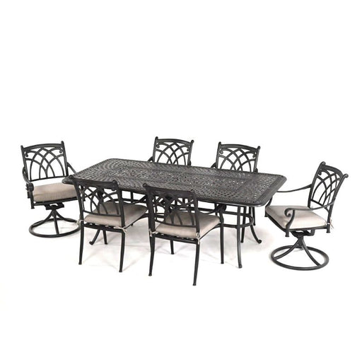 Hanamint Bella 42" x 84" Dining Set (7 Piece Set) - Sullivan Hardware & Garden