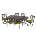Hanamint Bella 42" x 84" Dining Set (7 Piece Set) - Sullivan Hardware & Garden