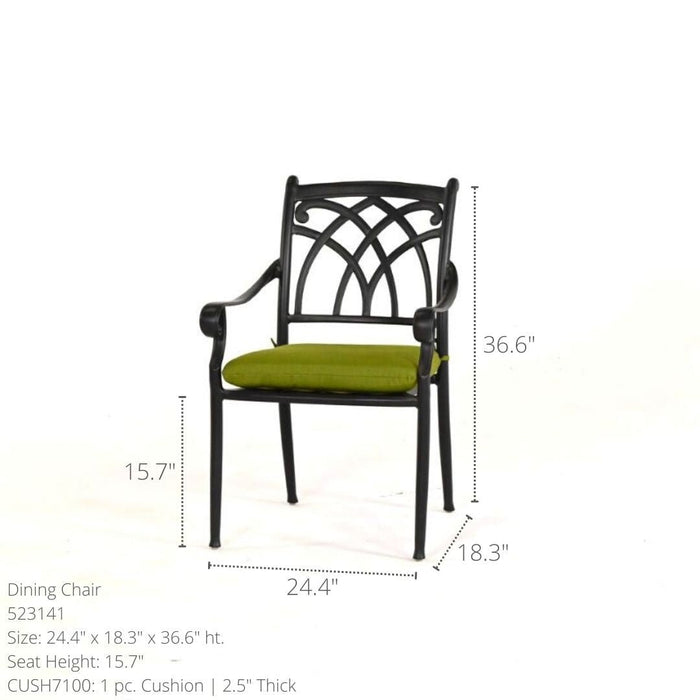 Hanamint Bella 42" x 84" Dining Set (7 Piece Set) - Sullivan Hardware & Garden