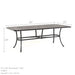 Hanamint Bella 42" x 84" Rectangular Dining Table - Sullivan Hardware & Garden