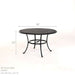Hanamint Bella 48" Round Dining Set (5 Piece Set) - Sullivan Hardware & Garden