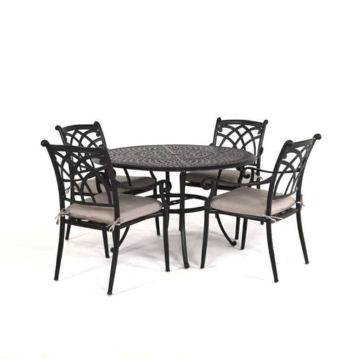 Hanamint Bella 54" Round Dining Set (5 Piece Set) - Sullivan Hardware & Garden