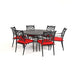 Hanamint Bella 60" Round Dining Set (7 Piece Set) - Sullivan Hardware & Garden