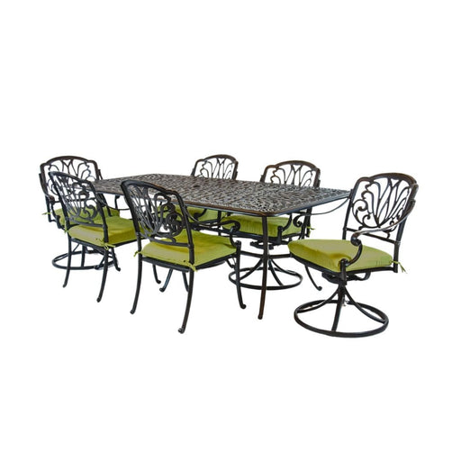 Hanamint Biscayne 42" x 84" Dining Set (7 Piece Set) - Sullivan Hardware & Garden