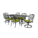 Hanamint Biscayne 42" x 84" Dining Set (7 Piece Set) - Sullivan Hardware & Garden