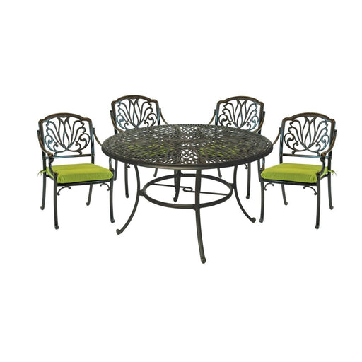 Hanamint Biscayne 54" Round Dining Set (5 Piece Set) - Sullivan Hardware & Garden