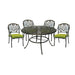 Hanamint Biscayne 54" Round Dining Set (5 Piece Set) - Sullivan Hardware & Garden