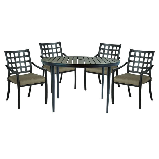 Hanamint Carlisle 48" Round Dining Set (5 Piece Set) - Sullivan Hardware & Garden