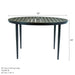 Hanamint Carlisle 48" Round Sling Dining Set (5 Piece Set) - Sullivan Hardware & Garden