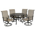 Hanamint Classic 48" Round Sling Dining Set (5 Piece Set) - Sullivan Hardware & Garden