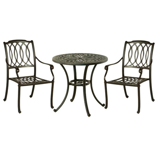 Hanamint Mayfair 30" Round Dining Set (3 Piece Set) - Sullivan Hardware & Garden