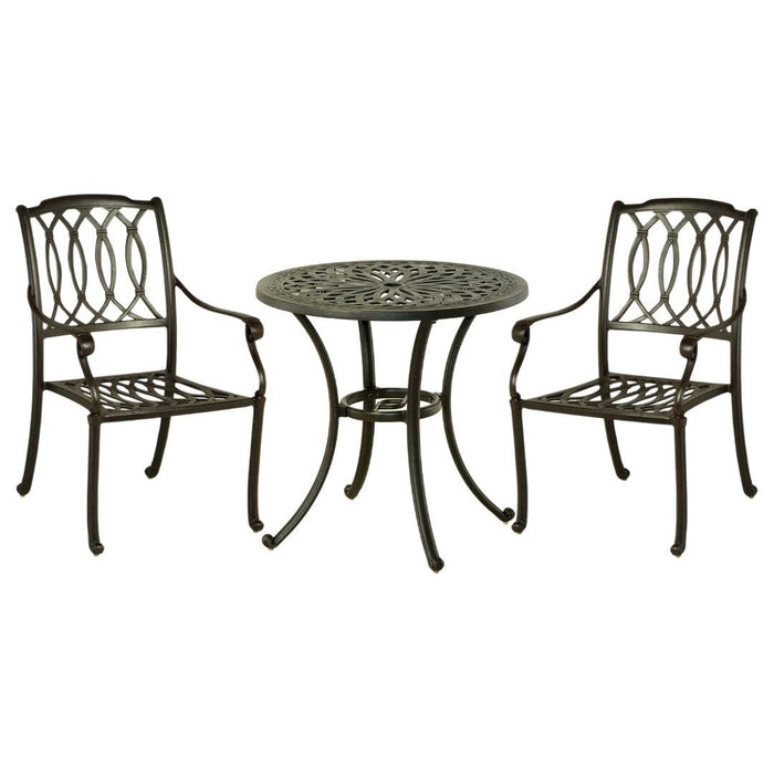 Hanamint Mayfair 30" Round Dining Set (3 Piece Set) - Sullivan Hardware & Garden