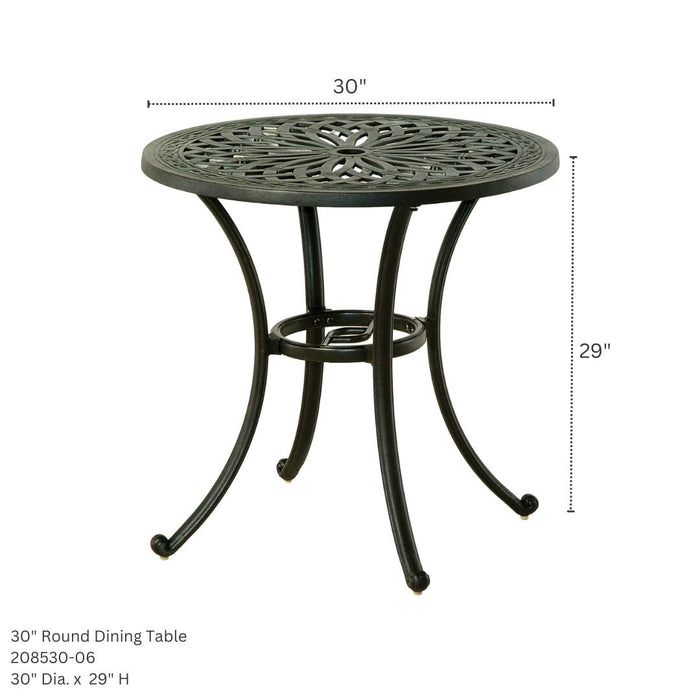 Hanamint Mayfair 30" Round Dining Set (3 Piece Set) - Sullivan Hardware & Garden
