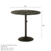 Hanamint Mayfair 42" Round Pedestal Bar Set (5 Piece Set) - Sullivan Hardware & Garden