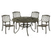 Hanamint Mayfair 54" Round Dining Set (5 Piece Set) - Sullivan Hardware & Garden