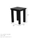 Hanamint Sherwood 16" x 18" Rectangle Tea Table - Sullivan Hardware & Garden