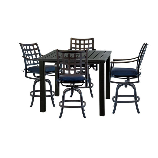 Hanamint Sherwood 44" Counter Height Dining Set (5 Piece Set) - Sullivan Hardware & Garden