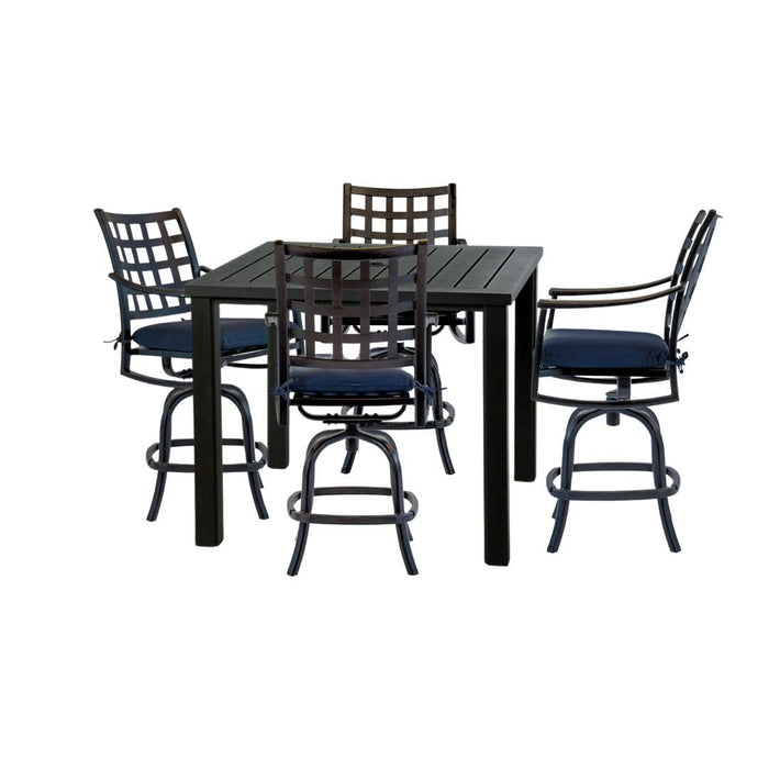 Hanamint Sherwood 44" Counter Height Dining Set (5 Piece Set) - Sullivan Hardware & Garden