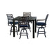 Hanamint Sherwood 44" Counter Height Dining Set (5 Piece Set) - Sullivan Hardware & Garden