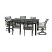 Hanamint Sherwood 44" x 68" Dining Set (7 Piece Set) - Sullivan Hardware & Garden