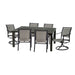 Hanamint Sherwood 44" x 68" Sling Dining Set (7 Piece Set) - Sullivan Hardware & Garden
