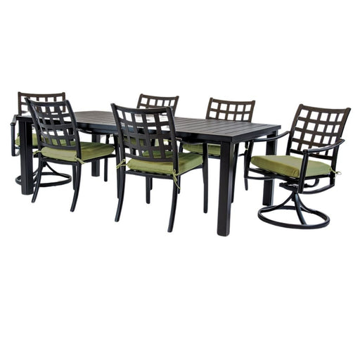 Hanamint Sherwood 44" x 84" Dining Set (7 Piece Set) - Sullivan Hardware & Garden