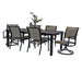 Hanamint Sherwood 44" x 84" Sling Dining Set (7 Piece Set) - Sullivan Hardware & Garden