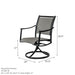 Hanamint Sherwood 44" x 84" Sling Dining Set (7 Piece Set) - Sullivan Hardware & Garden