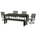 Hanamint Sherwood 44" x 84" Sling Dining Set with Bench (6 Piece Set) - Sullivan Hardware & Garden