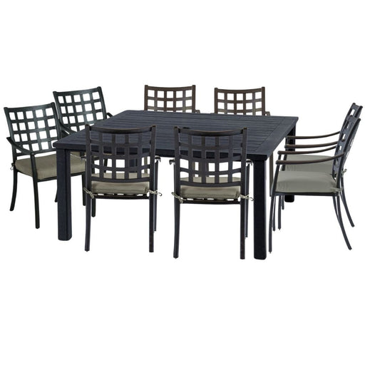Hanamint Sherwood 60" Dining Set (9 Piece Set) - Sullivan Hardware & Garden