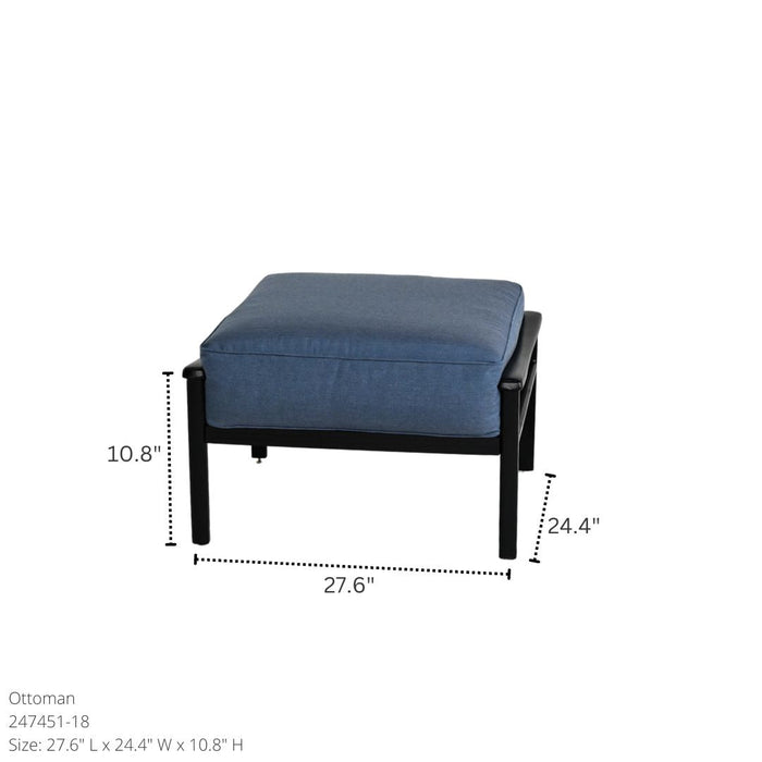 Hanamint Stratford Estate Ottoman - Sullivan Hardware & Garden