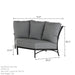 Hanamint Stratford Estate Sectional Corner Chair - Sullivan Hardware & Garden