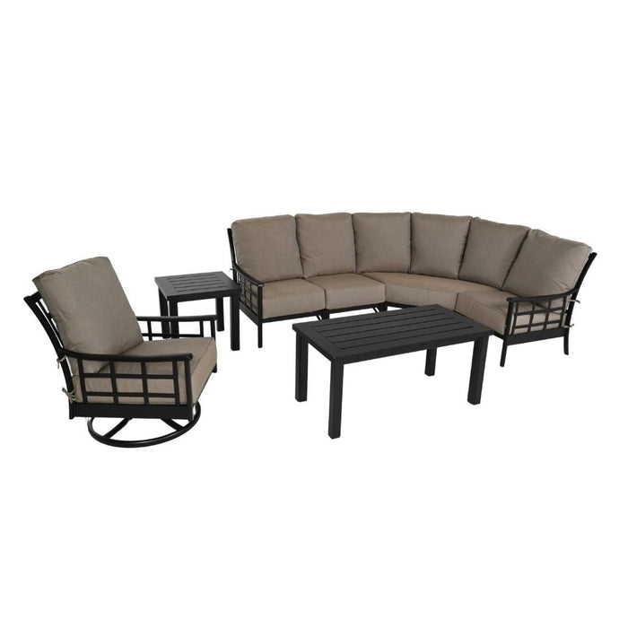 Hanamint Stratford Estate Sectional Deep Seating Set (6 Piece Set) - Sullivan Hardware & Garden
