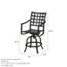 Hanamint Stratford Swivel Counter Stool - Sullivan Hardware & Garden