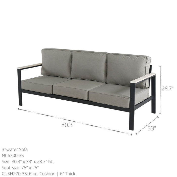 Hixon 3 Seater Sofa - Sullivan Hardware & Garden