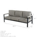 Hixon 3 Seater Sofa - Sullivan Hardware & Garden