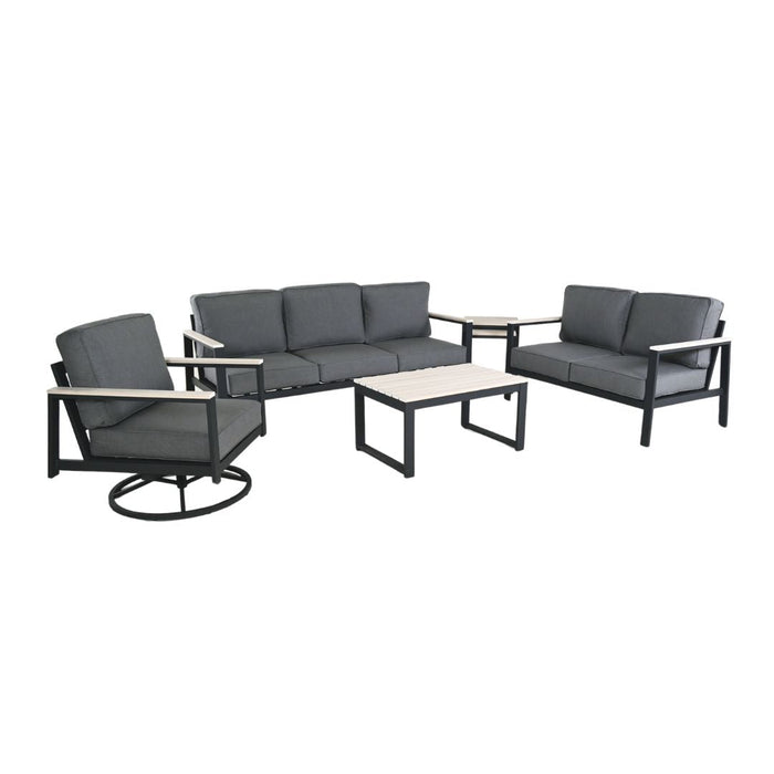 Hixon Deep Seating Set (5 Piece Set) - Sullivan Hardware & Garden