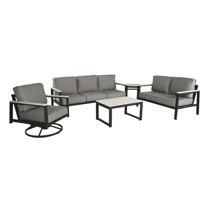 Hixon Deep Seating Set (5 Piece Set) - Sullivan Hardware & Garden
