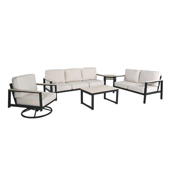 Hixon Deep Seating Set (5 Piece Set) - Sullivan Hardware & Garden