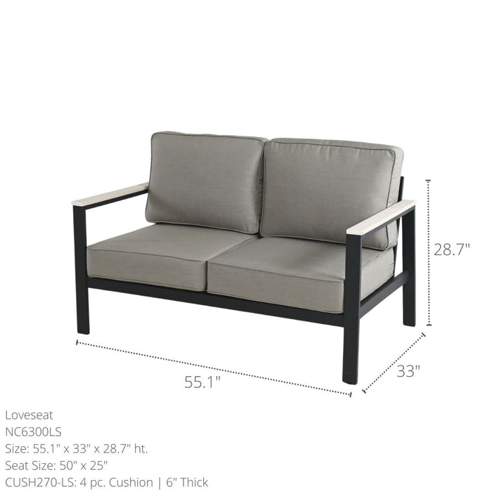 Hixon Deep Seating Set (5 Piece Set) - Sullivan Hardware & Garden