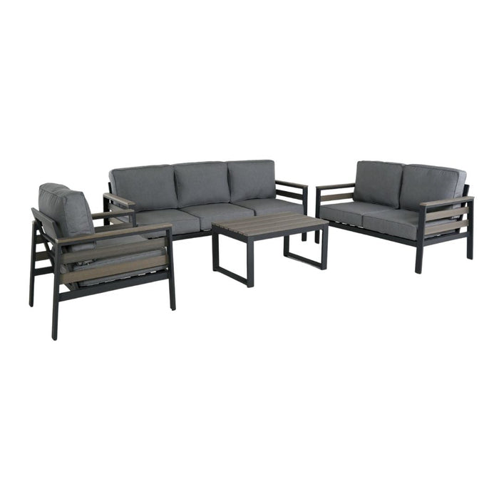 Hixon Panel Deep Seating Set (5-Piece Set) - Sullivan Hardware & Garden