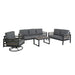 Hixon Panel Deep Seating Set (5-Piece Set) - Sullivan Hardware & Garden